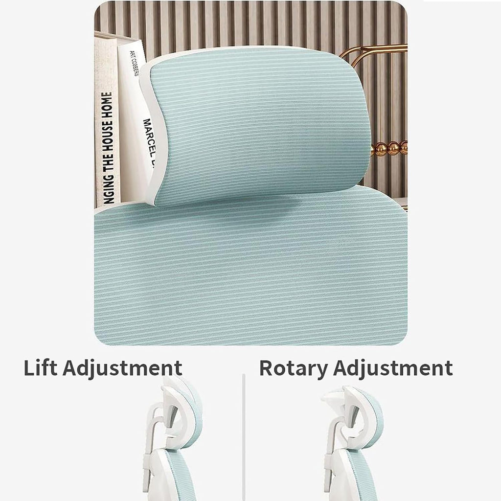 Office Chair, Mesh Ergonomic, High Back, Lumbar Support, Armrests, Height-Adjustable, 360 Swivel, 400 Lbs Weight Capacity, Modern Style, Adult Use