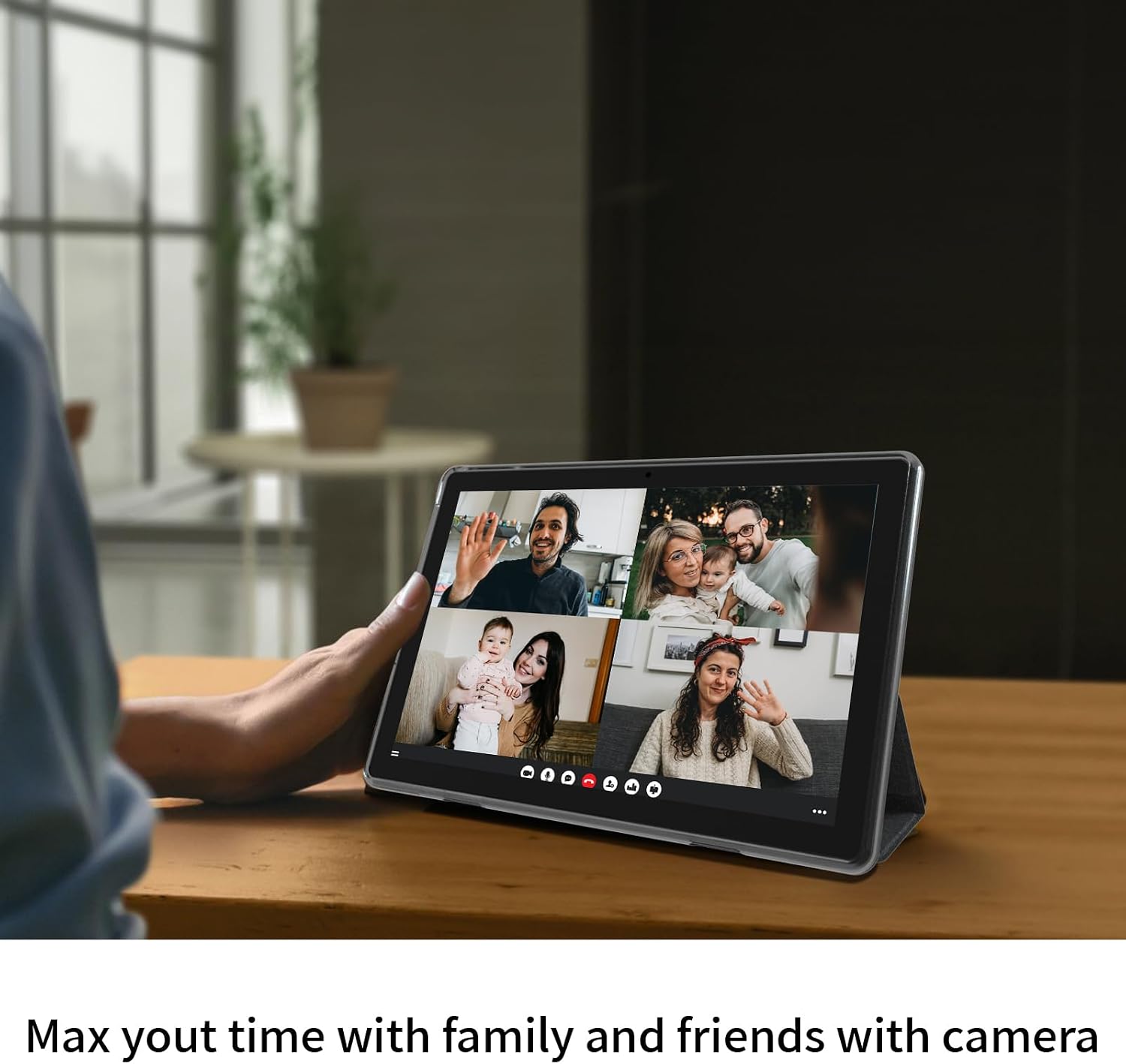 COLORROOM Android 15 Tablet 11inch, Face Unlock, 18W Fast Charging, 12GB+128GB+1TB Expand, Octa-core CPU, 8000mAh Large Battery, WiFi6, Touchscreen Display, Widevine L1 Tableta, Black
