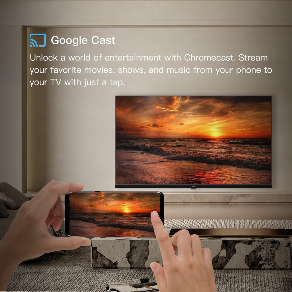 FPD 75 Inch Smart TV, 4K LED Google TV with Google Play Built-in Google Cast, HDR 10, Compatible with Dolby Atmos & Vision MEMC, Voice Assistant Remote, UHD Flat Screen Television (CG75-C3)