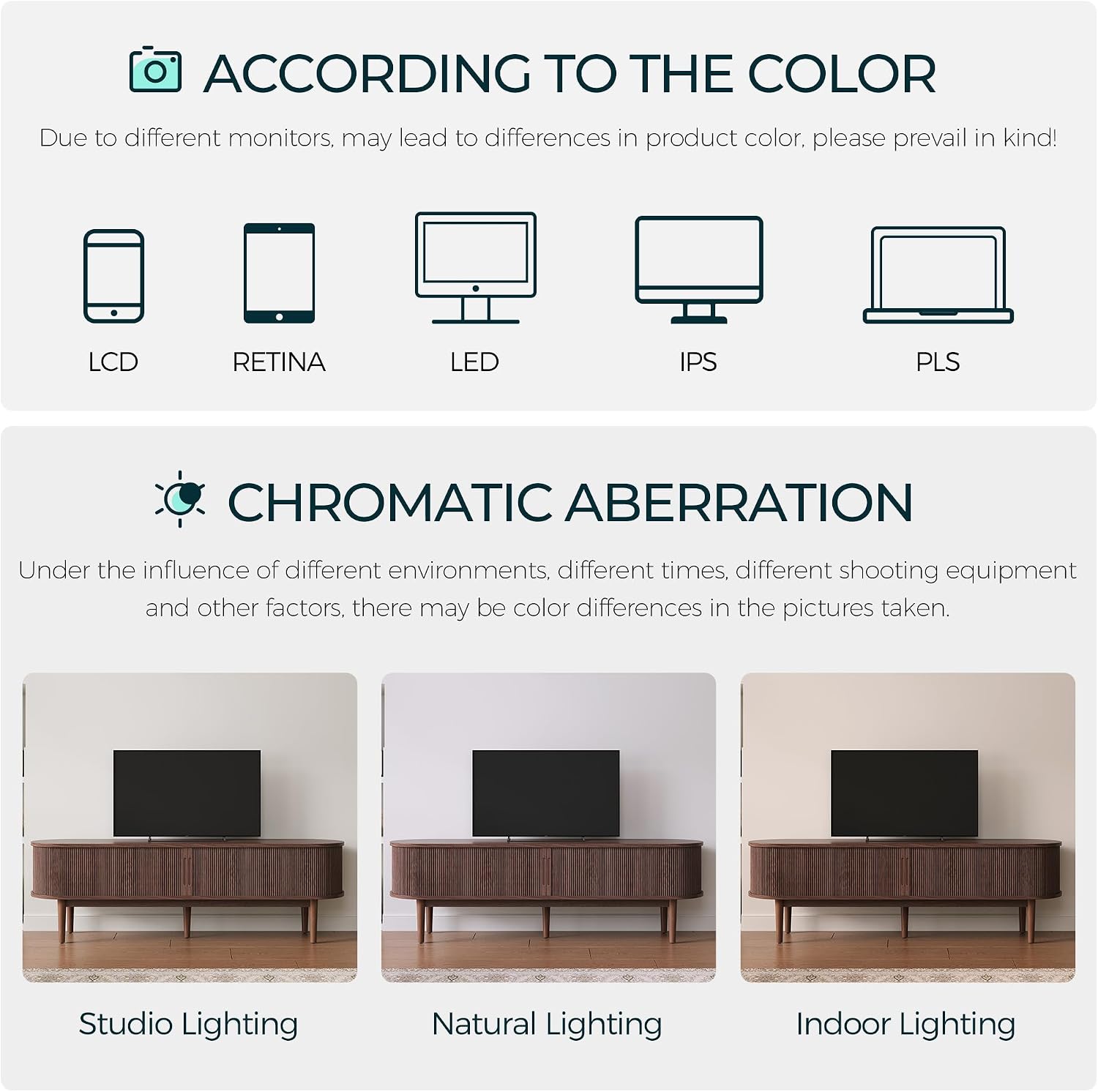 LINSY HOME 70' Fluted TV Stand for TVs up to 80 Inch, Mid Century Modern Entertainment Center with Storage Cabinet and Sliding Doors, Farmhouse Wood Media TV Console for Living Room, Bedroom, Walnut