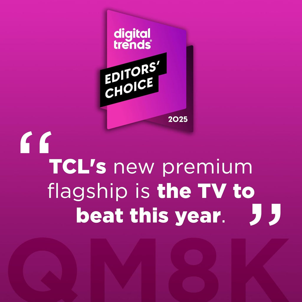 TCL 98 Inch Class QM8K Series | Mini LED QLED 4K HDR | 98QM8K, 2025 Model | 120HZ-144HZ Anti Reflective Wide Angle Screen Smart Google TV Dolby Atmos | Voice Remote Alexa Gaming Streaming Television