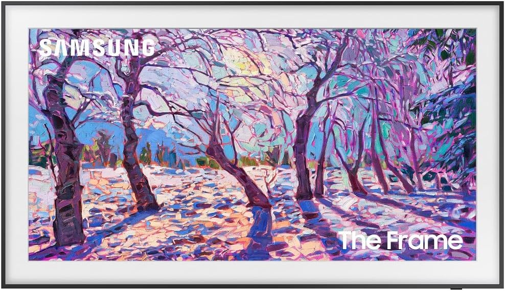 Samsung 32-Inch Class QLED The Frame LS03C Series, 1080p Resolution, Quantum HDR, Art Mode, Anti-Reflection Matte Display, Slim Fit Wall Mount Included, Smart TV w/Alexa Built-in (QN32LS03CB)