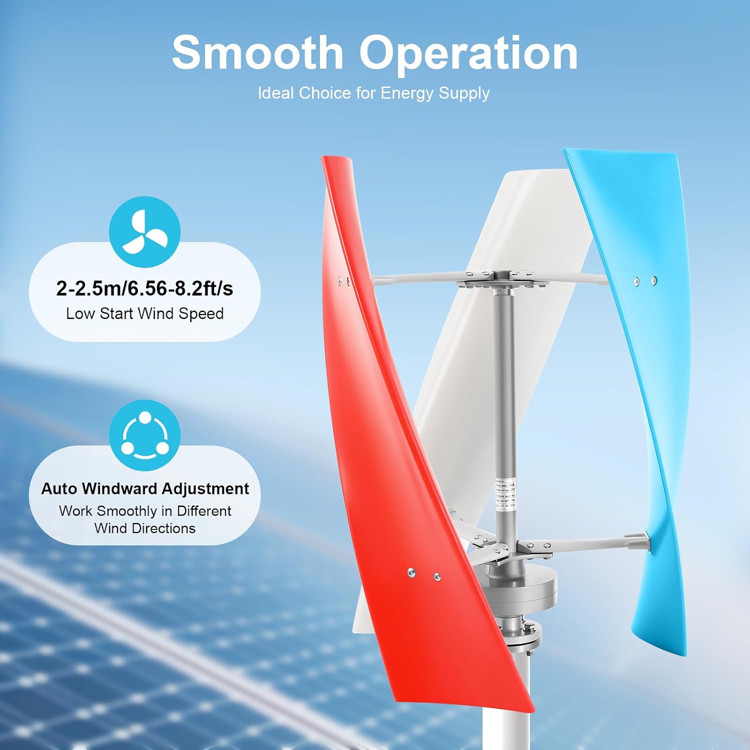 3-Blade Wind Turbine Generator,400W Wind Turbine Generator With Controller,Rare Earth Permanent Magnet Generator,Vertical Wind Generator Kit For Use In Ships, Pavilions, Cabins, Rvs,Windmills,Etc