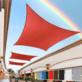 Royal Shade 14' x 20' Red Rectangle Square Sun Shade Sail Order to Make RTAPR0812 Canopy, UPF50+ 95% UV Blockage, 200GSM Commercial Standard Heavy Duty, 3 Years Warranty (We Make Custom Size)