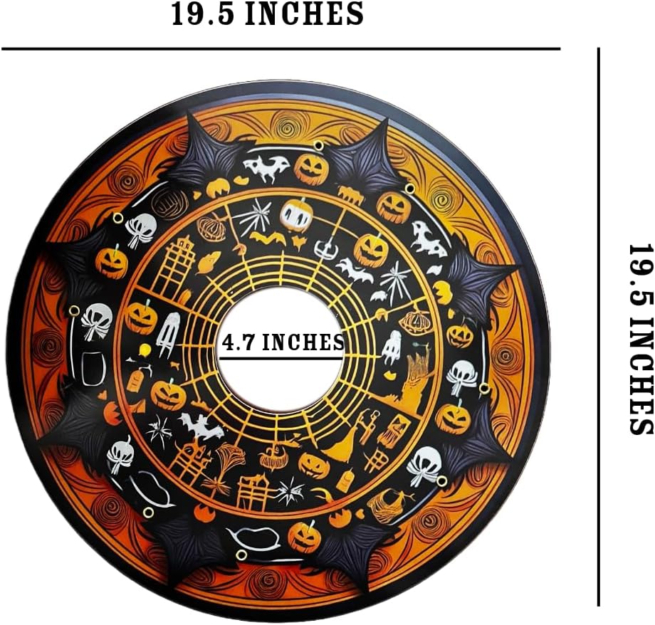 Wheelcovers Spooky Halloween Web Designer Cover for Wheelchair Wheels, Enhances Aesthetics, Easy Install/Remove, Lightweight, for Adults and Kids (Halloween Web)
