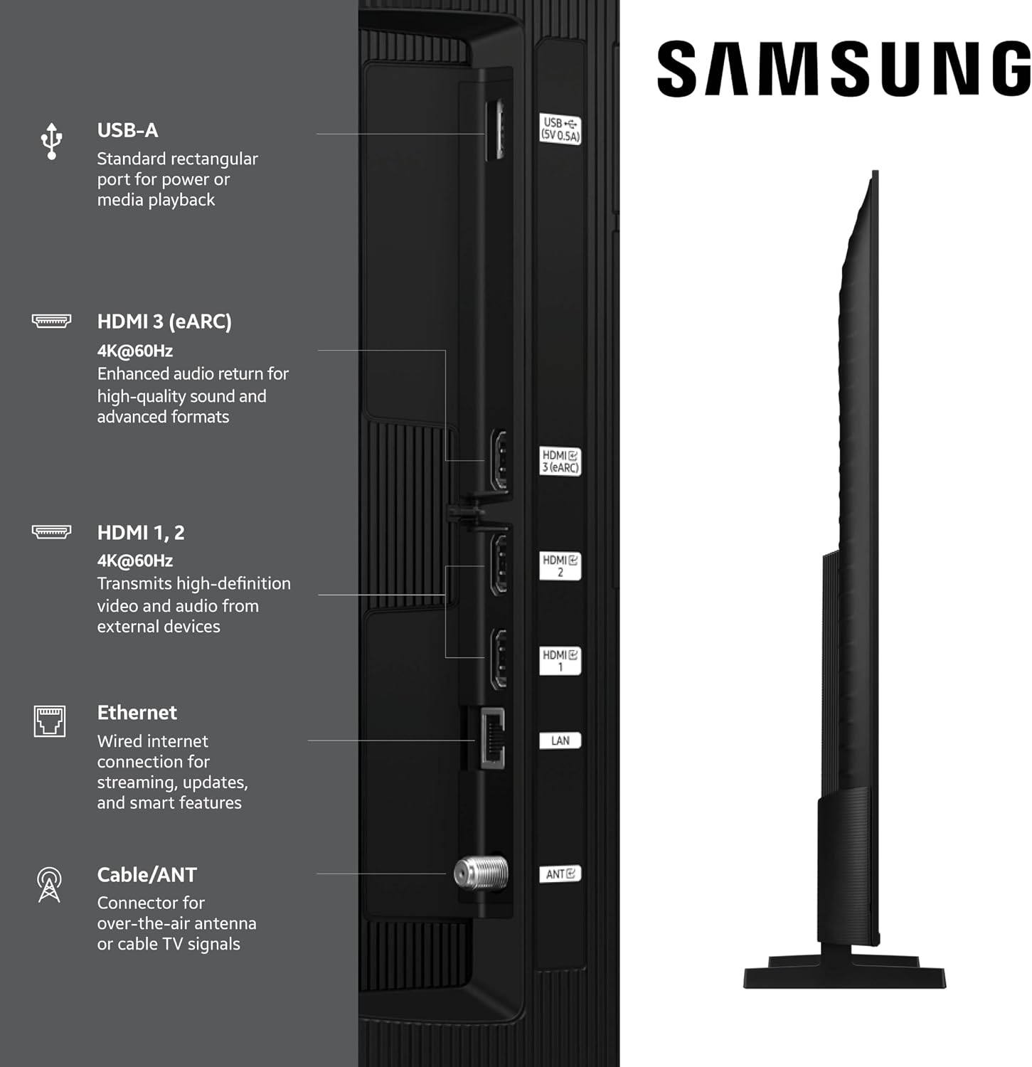 Samsung 98-Inch Class QLED Q7F Series Samsung Vision AI Smart TV (2025 Model, 98Q7F) Quantum HDR, Object Tracking Sound Lite, Q4 AI Gen1 Processor, 4K upscaling, Gaming Hub w/Alexa Built-in