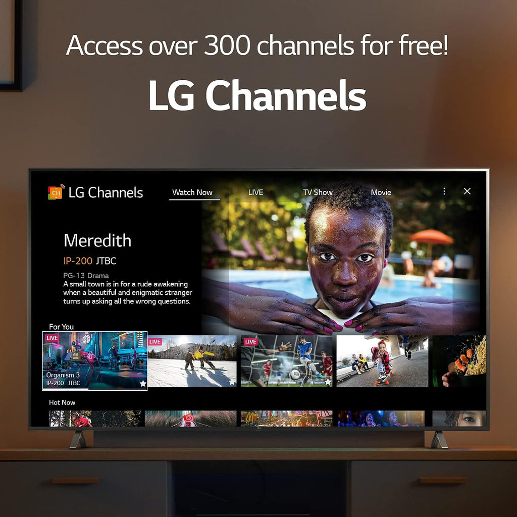 LG 50-in 4K UHD TM120 Smart LED TV W/ Quad Core Intelligent Processor - 50UP8000PUR