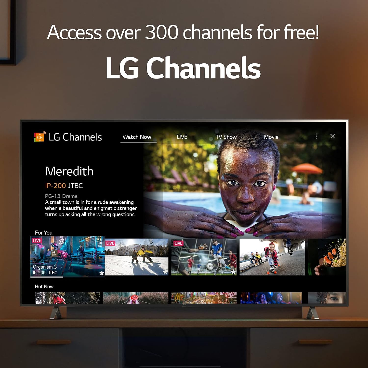 LG 50-in 4K UHD TM120 Smart LED TV W/ Quad Core Intelligent Processor - 50UP8000PUR