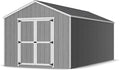 Little Cottage Co. 10x20 Value Gable Shed with Floor, Outdoor Wood Storage Do-It-Yourself Precut Kit