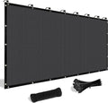 Shade&Beyond Customized Size 14' X 20' Shade Cloth with Grommets, 90% UV Protection Pergola Shade Cover Mesh Tarp Sun Screens for Patio GN06, Dark Gray