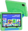 Contixo A10 Kids Tablet with 14 Apps, Lingokids & Epic, 10.1' HD Screen, Android 15, Parental Controls, WiFi, 4+64GB Storage, al Tablet for Kids Ages 3-12, Boys & Girls Gift, Green