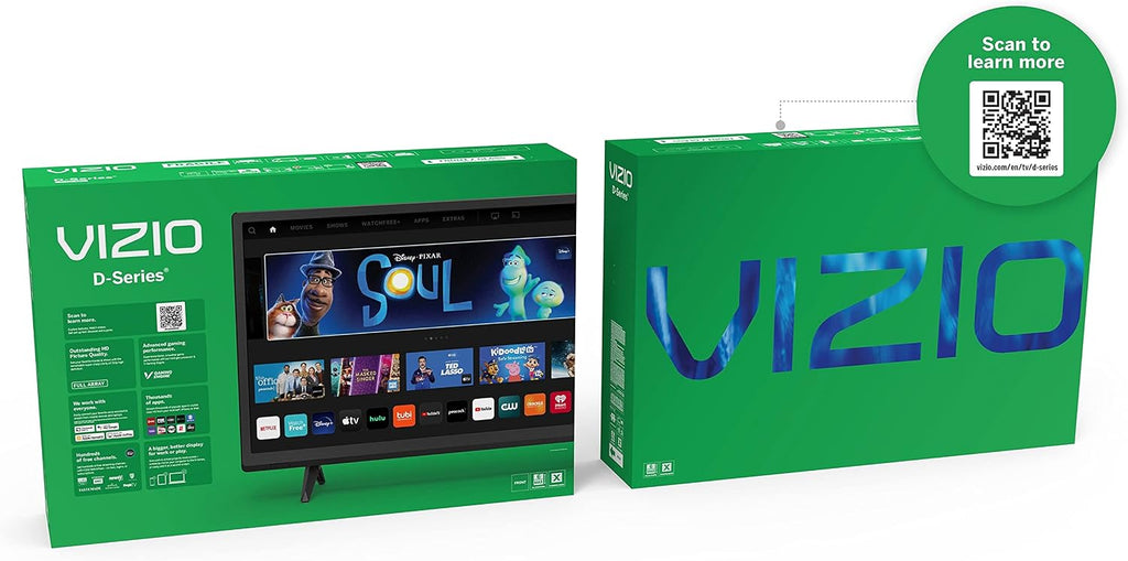 VIZIO 43-inch D-Series Full HD 1080p Smart TV with Apple AirPlay and Chromecast Built-in, Alexa Compatibility, D43f-J04, 2022 Model