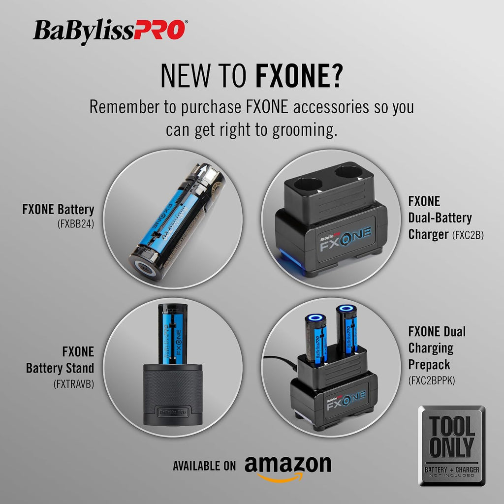 BaBylissPRO® FXONE Tool ONLY Hair Trimmer + Electric Double Foil Shaver Sets