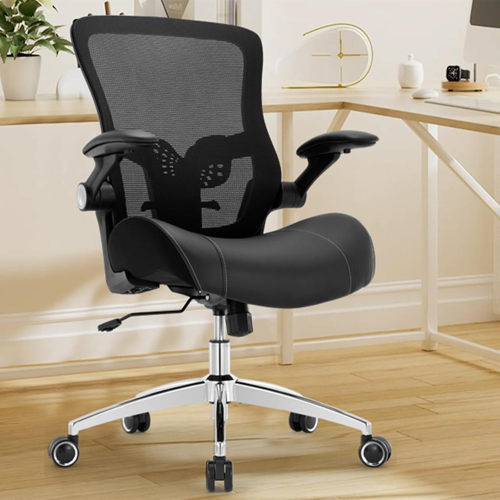 Office Chair Ergonomic Desk Chair-400lbs Big and Tall Heavy Duty, Wide & Soft 3D Modeling Foam Cushion Home Office Desk Chair with Adjustable Seat Height, Executive Computer Task Chair
