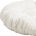 Large Double Papasan Chair Cushion, Outdoor Waterproof Hanging/Egg/Swing/Hammock Chair Cushions Thicken Comfortable Soft Garden Chair Pad Indoor Room Decoration,Waterproof White,67 * 47 in