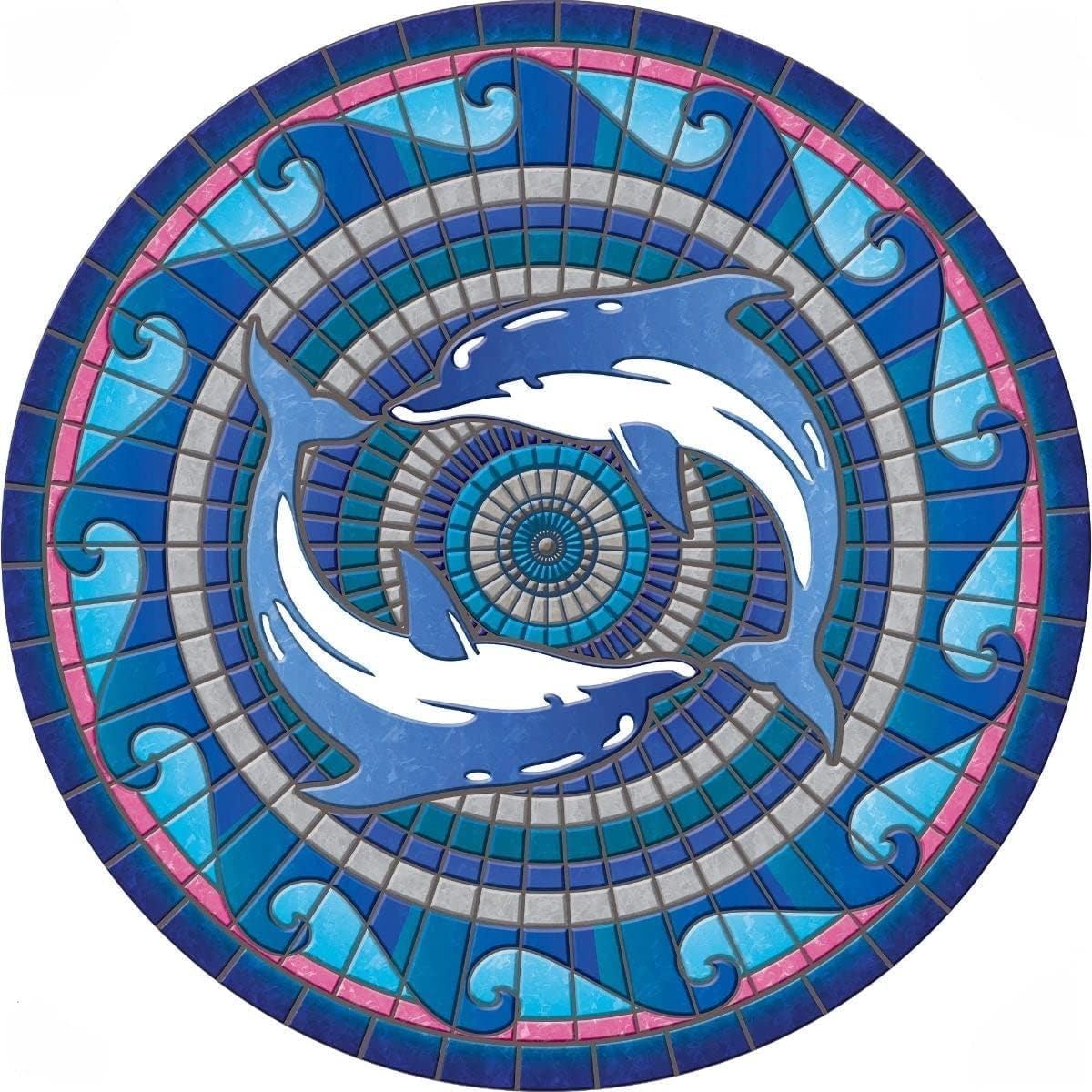 Decorative Pool Art - Poolmat - 50+ Designs Easy to Install and Remove