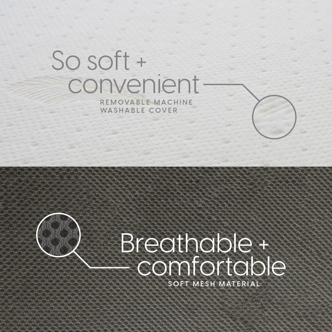 Milliard Full Tri Folding Mattress with Washable Cover, Full Size (75 inches x 52 inches x 4 inches)