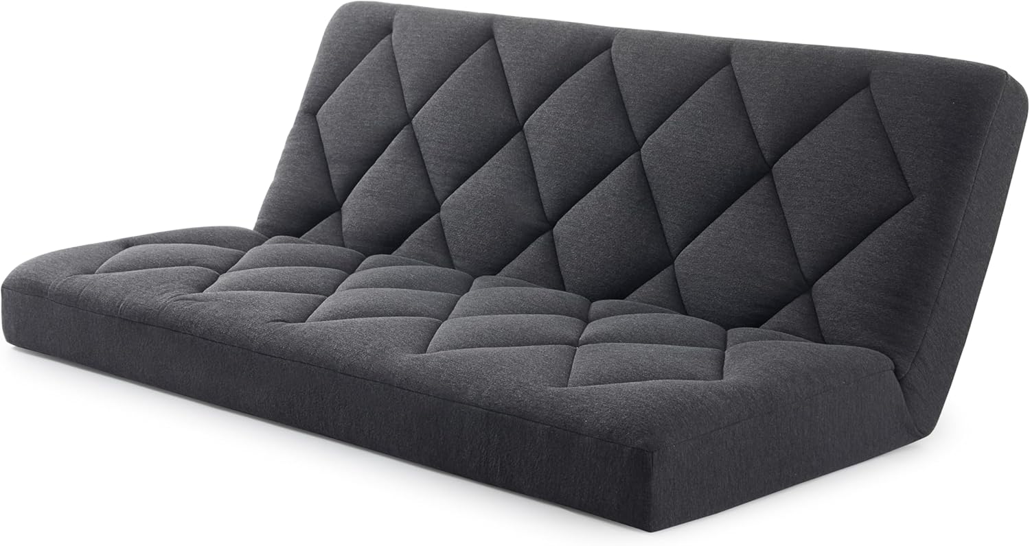 Jamdok 6' Full Size Pillow Top Futon Mattress Replacement(Frame Not Included), Gel Memory Foam, Removable Cover(71X52X6)