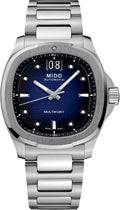 MIDO Multifort TV Big Date - Swiss Automatic Watch for Men - 40mm Case with Transparent Caseback