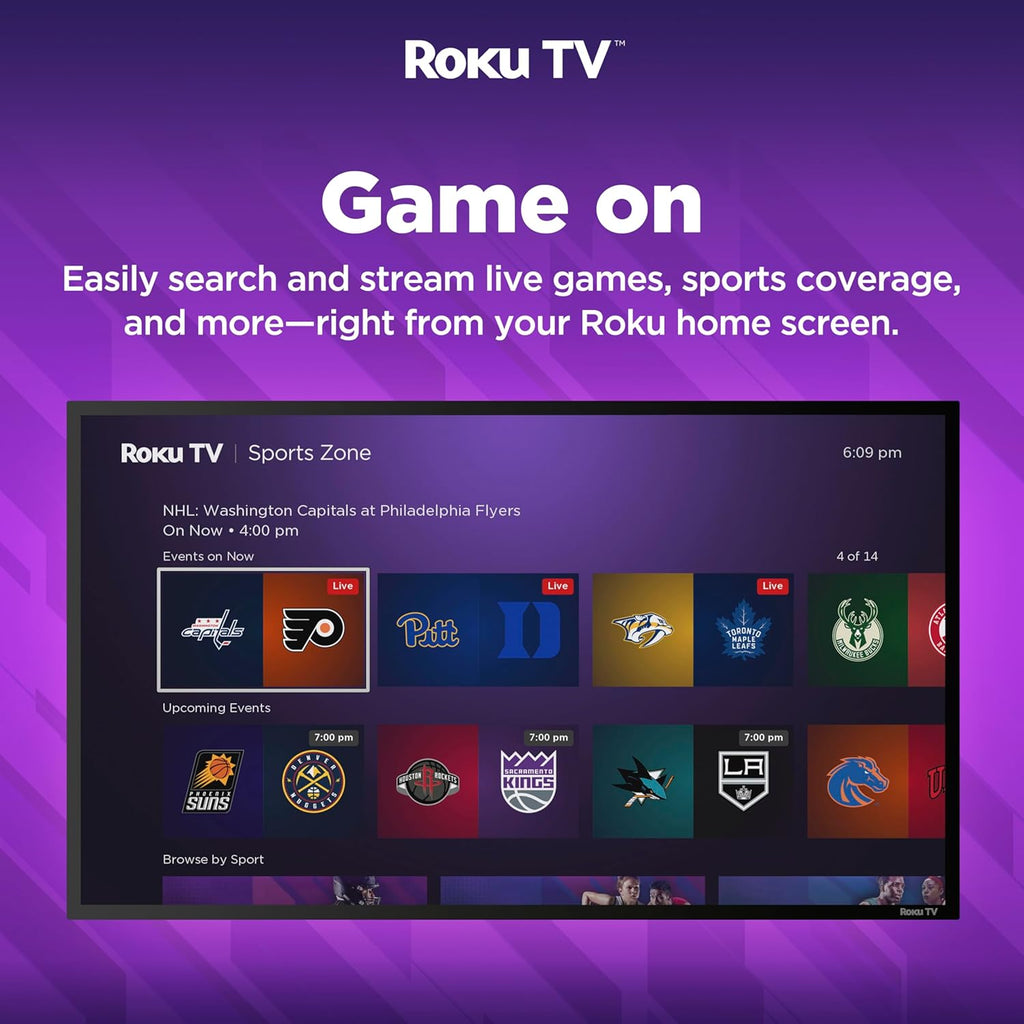 Hisense 32-Inch Class A4 Series HD 720p Smart Roku TV with Alexa Compatibility (32A4HNR) - Dolby Audio, Slim Bezel Design, Google Assistant