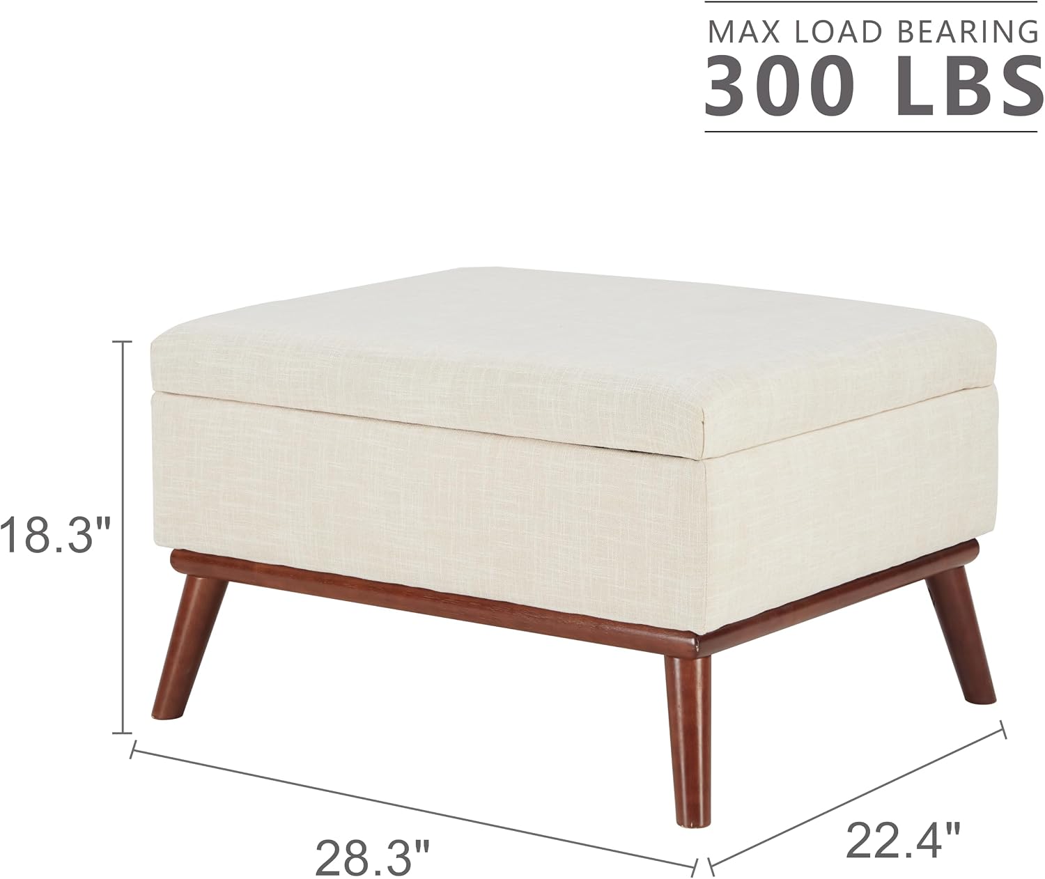 Tbfit 65' W Loveseat Sofa with Ottoman Coffee Table, Mid Century Modern Love Seat Couches for Living Room, Button Tufted Upholstered Small Couch for Bedroom,Easy to Install Love Seats Furniture, Beige