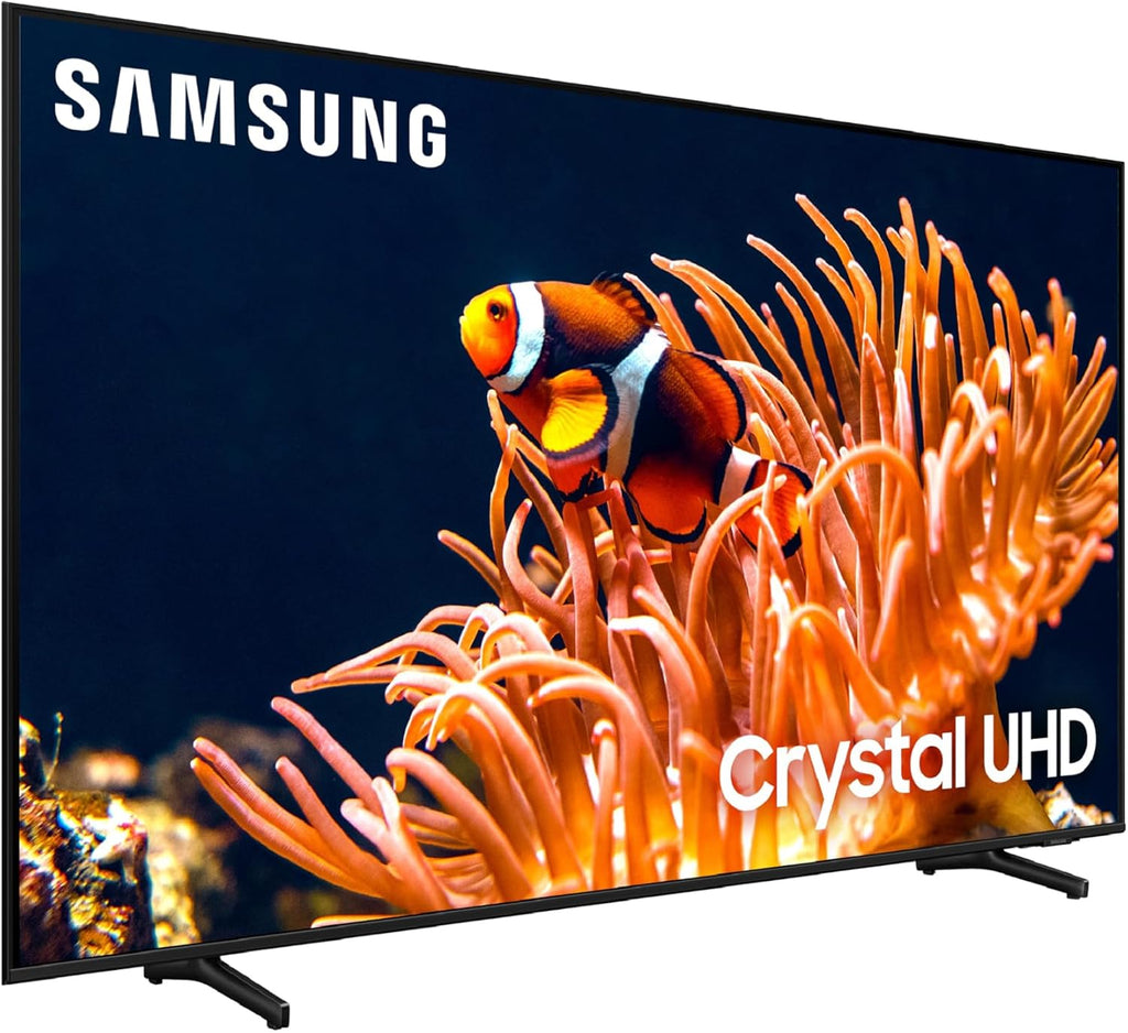Samsung 50-Inch Class 4K Crystal UHD DU8000 Series HDR Smart TV w/Object Tracking Sound Lite, Motion Xcelerator, Ultra Slim Design, Gaming Hub, Alexa Built-in (UN50DU8000, 2024 Model)