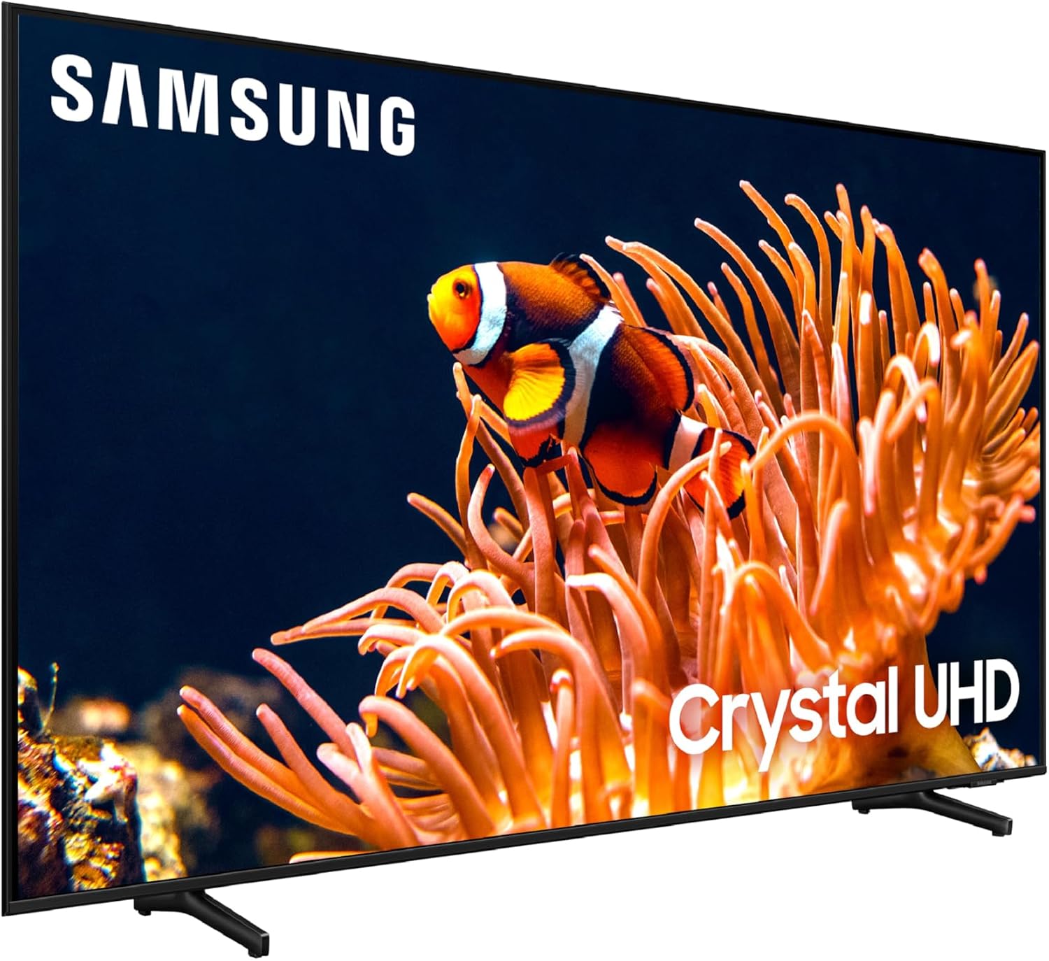 Samsung 50-Inch Class 4K Crystal UHD DU8000 Series HDR Smart TV w/Object Tracking Sound Lite, Motion Xcelerator, Ultra Slim Design, Gaming Hub, Alexa Built-in (UN50DU8000, 2024 Model)