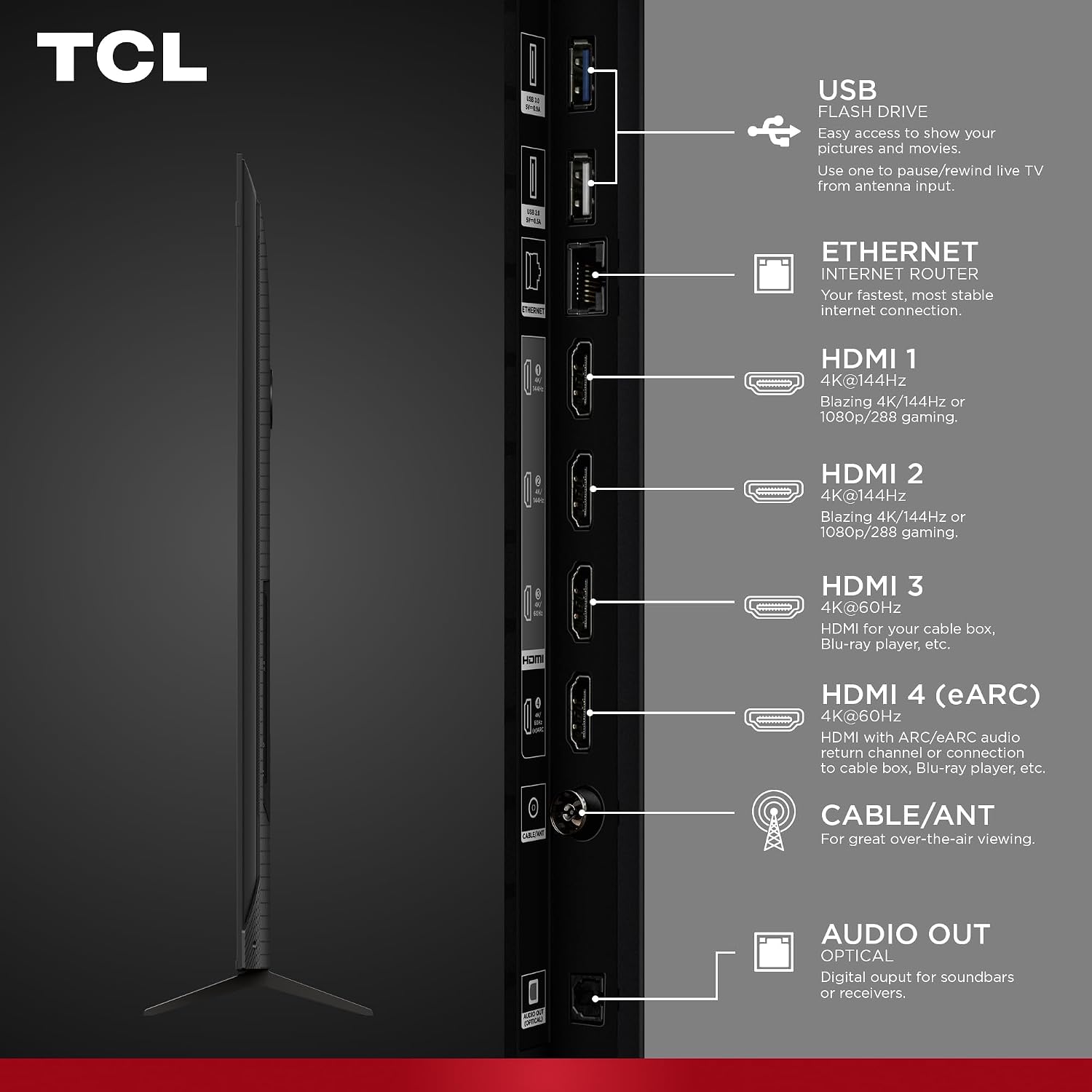 TCL 85 Inch Class T7 Series | 4K QLED HDR | 85T7, 2025 Model | 120HZ-144HZ High Brightness Smart Google TV Dolby Atmos Audio | Voice Remote Alexa Gaming Streaming Television