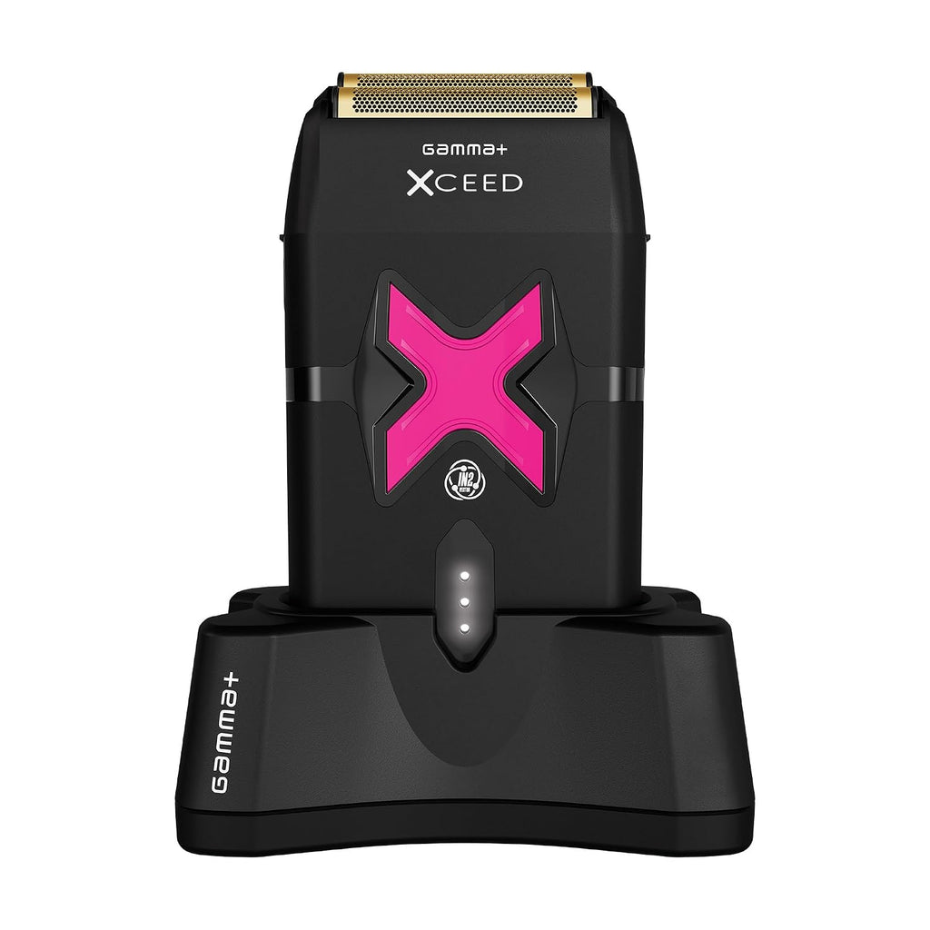 GAMMA+ XCeed Professional Cordless Barber Hair Tools Collection with IN2 Vector Motor -Hair Clippers, Trimmers, and Shavers for Precision Grooming