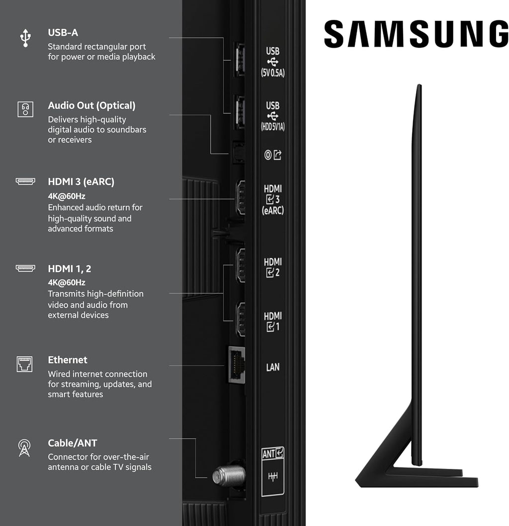 Samsung 32-Inch Class QLED Q8F 4K UHD Smart TV (2025 Model) Q4 AI Processor, 100% Color Volume with Quantum Dot, AirSlim Design, Endless Free Content, Samsung Vision AI, Alexa Built-in