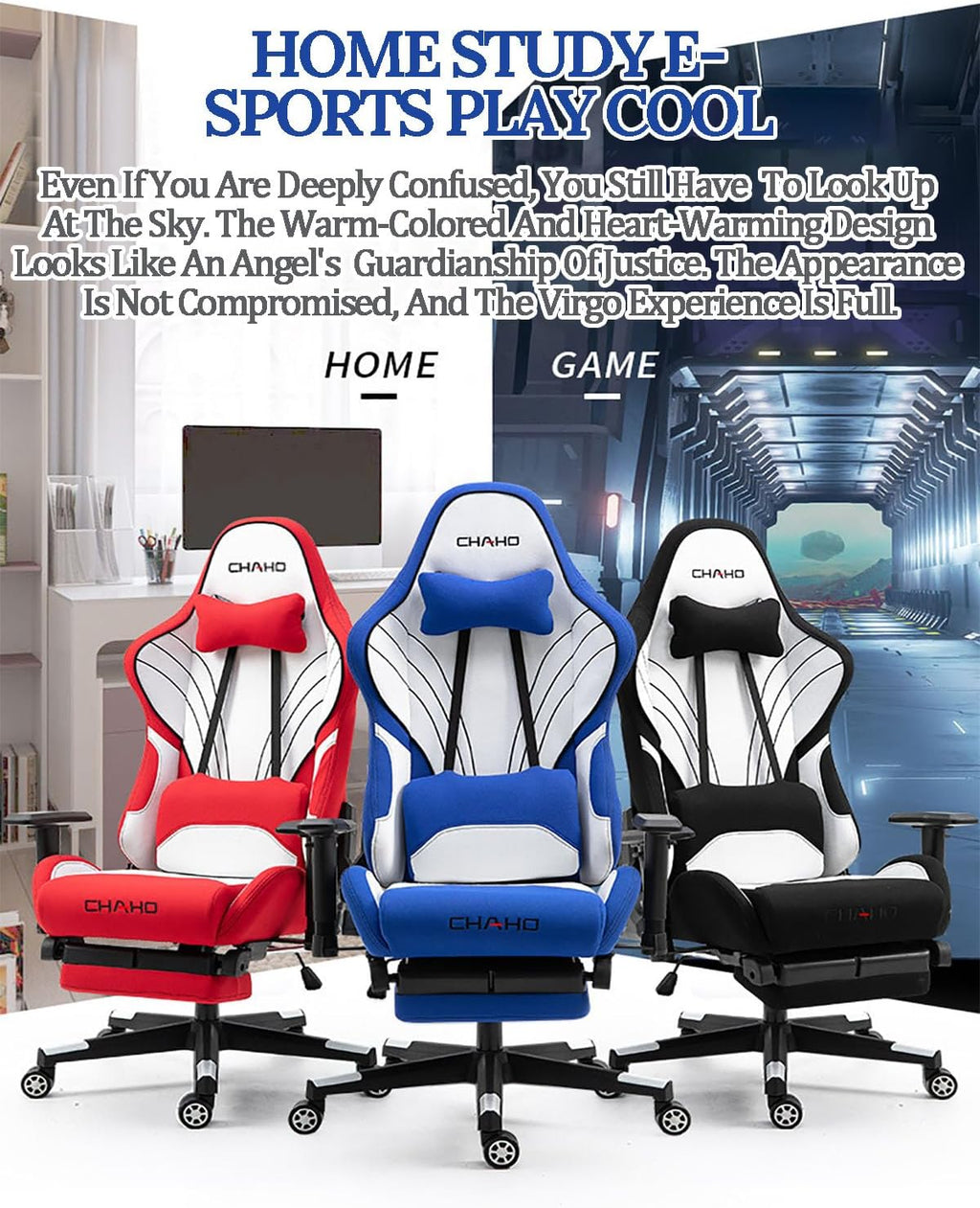 Computer Chair Gaming for Adults Office Chair with Foot Rest and Lumbar Support Ergonomic Heavy Duty Design Big and Tall Desk Chair Video Comfortable Nofootrest Pink