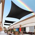 Royal Shade 12' x 16' CBlack Rectangle Square Sun Shade Sail Order to Make RTAPR0814 Canopy, UPF50+ 95% UV Blockage, 200GSM Commercial Standard Heavy Duty, 3 Years Warranty (We Make Custom Size)