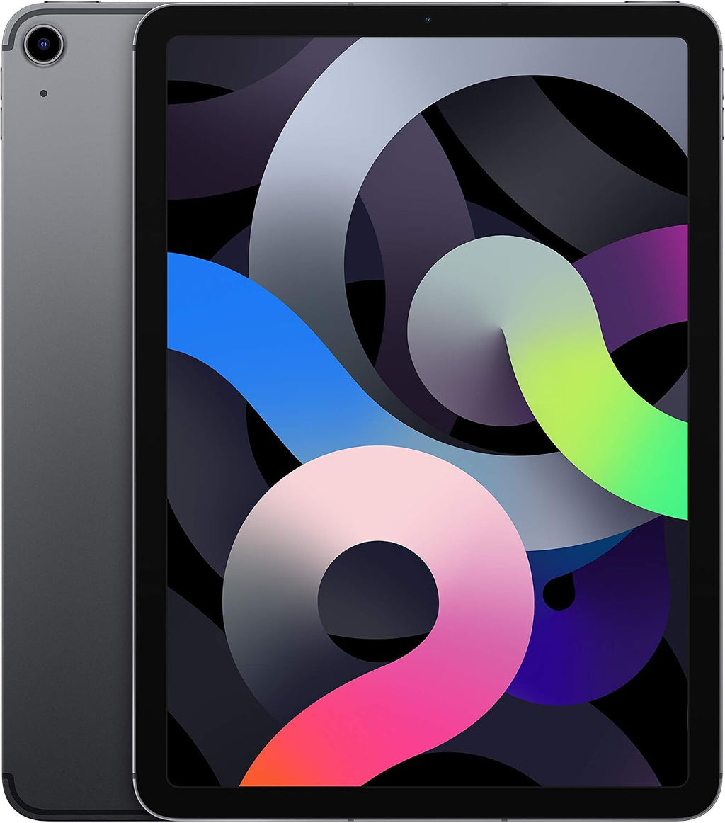 Apple iPad Air (10.9-inch, Wi-Fi + Cellular, 256GB) - Space Gray (Latest Model, 4th Generation) (Renewed)