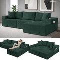 EconoHome Boneless Cloud Sectional Sofa - Plush Deep Seat L-Shaped Couch for Relaxing & Entertaining, Durable Construction & Easy Assembly, Perfect Addition to Any Living Room