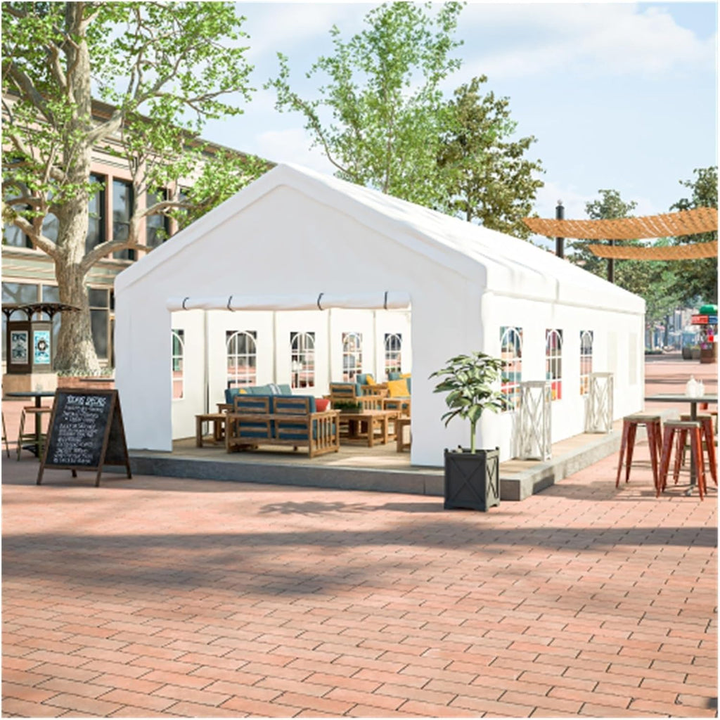 2025 Party Gazebo Heavy Duty Tent Large Wedding Event Shelters Removable Outdoor Carport Camping Garden Patio 16x32