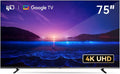 FPD 75 Inch Smart TV, 4K LED Google TV with Google Play Built-in Google Cast, HDR 10, Compatible with Dolby Atmos & Vision MEMC, Voice Assistant Remote, UHD Flat Screen Television (CG75-C3)