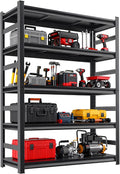 Metal Shelving, Garage Shelves Series, Heavy Duty Storage Shelf, Large Industrial Steel Racks for Garage, Basement and Factories, Multifunctional Utility Shelving Unit