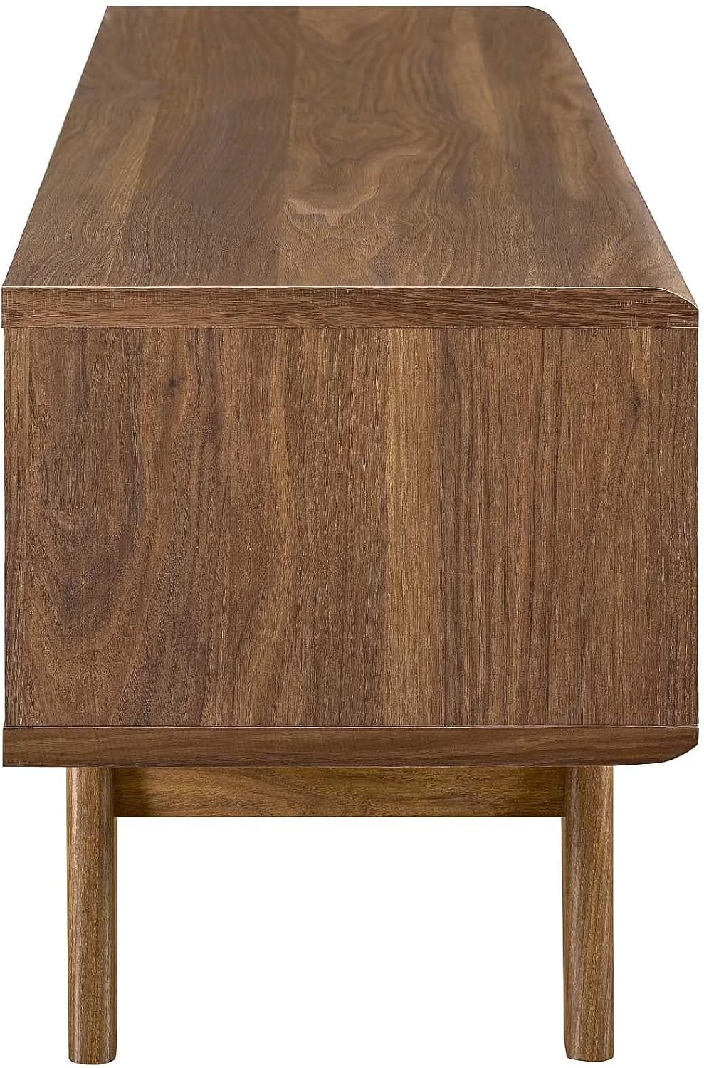 Modway Render 48' Mid-Century Modern Low Profile Media Console TV Stand, 48 Inch, Walnut