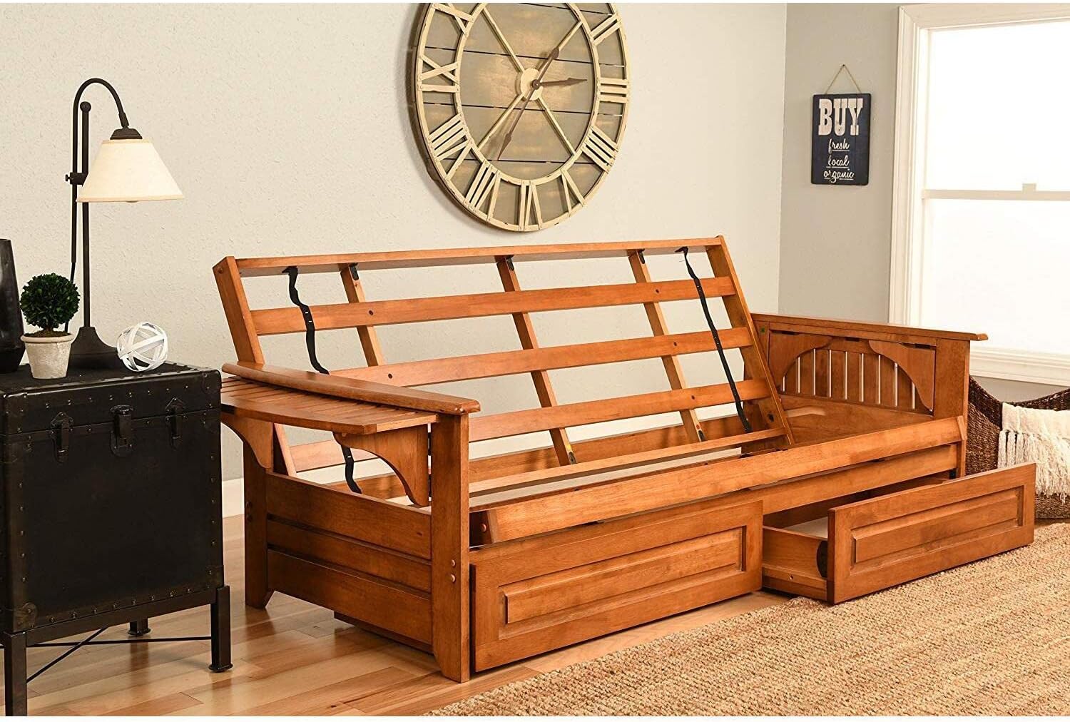 Kodiak Furniture Phoenix Futon Set, Full, Barbados