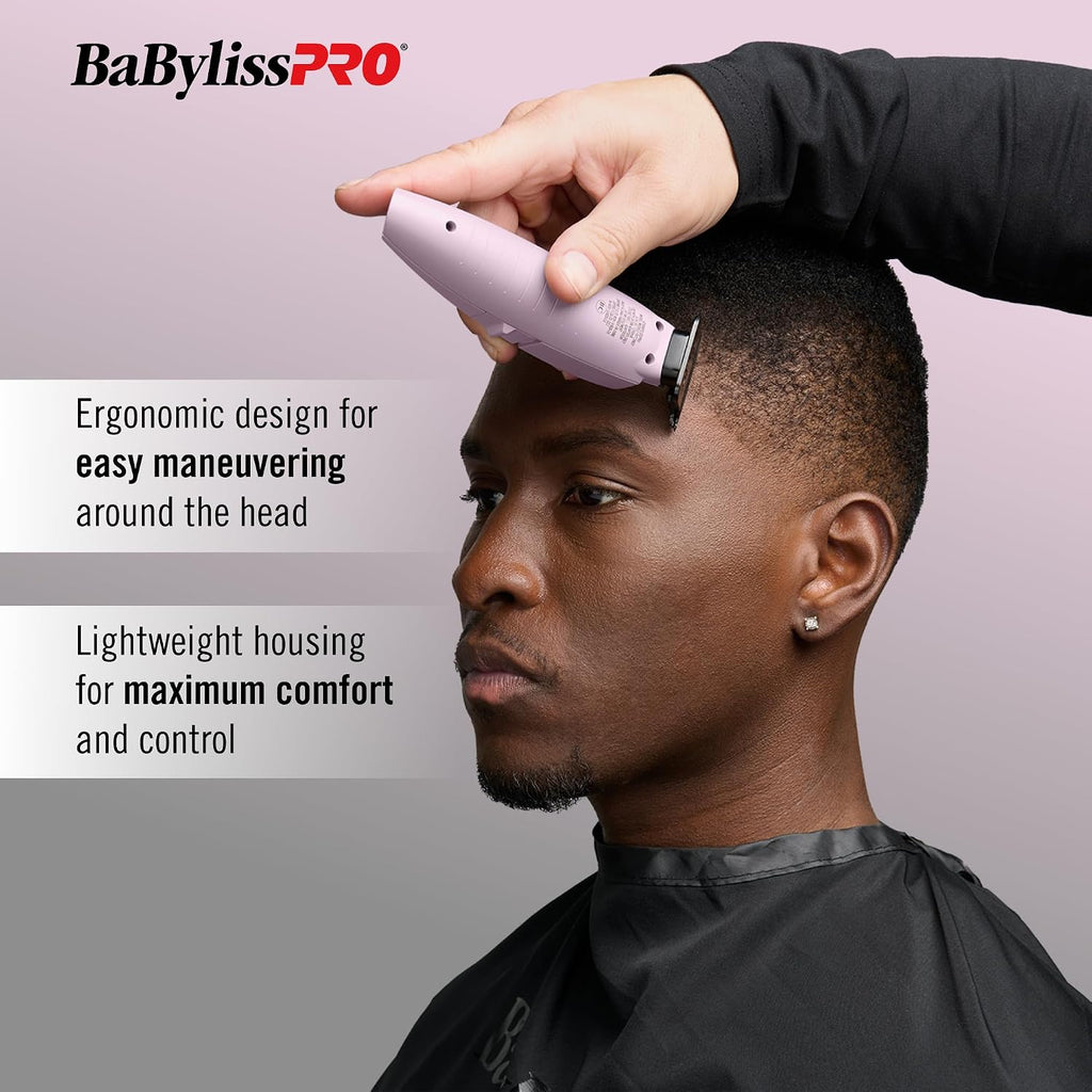 BaBylissPRO LithiumFX Cord/Cordless Lithium Ergonomic Hair Trimmers for Men