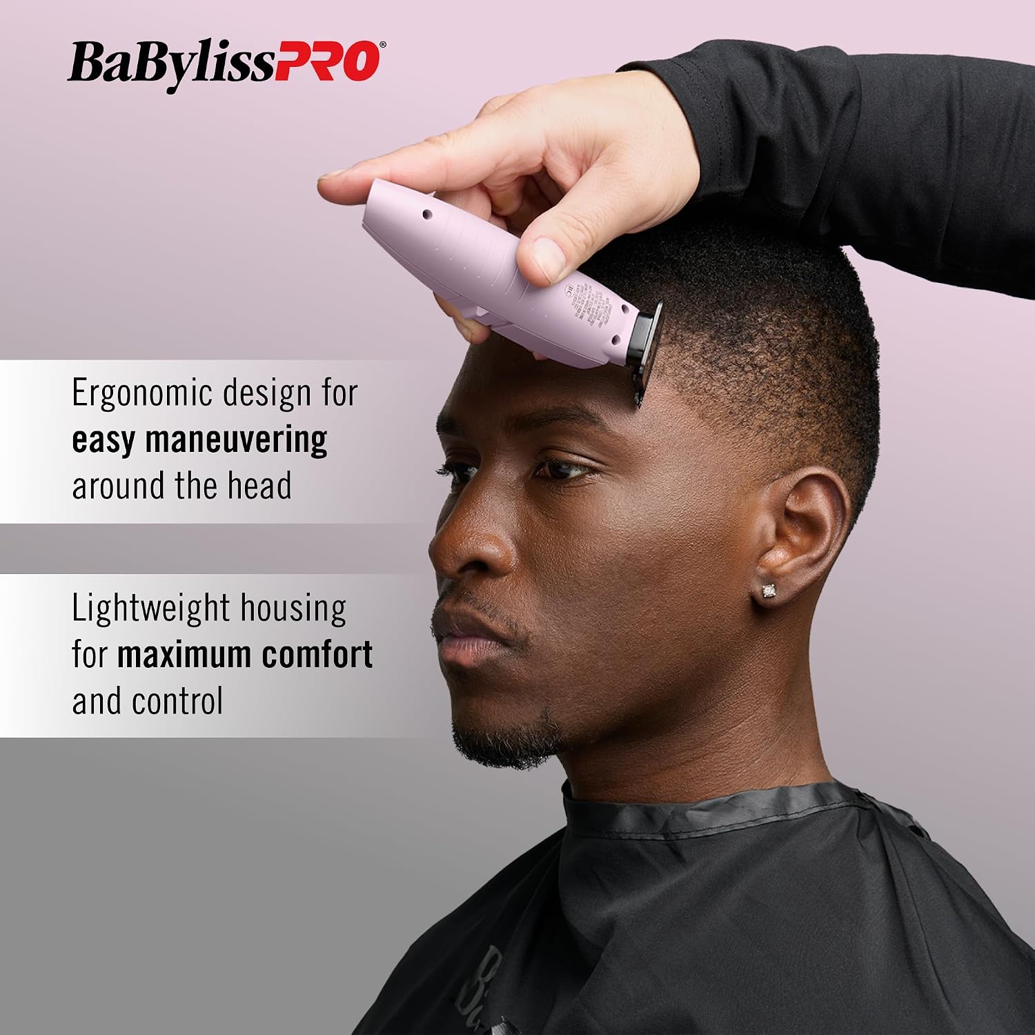 BaBylissPRO LithiumFX Cord/Cordless Lithium Ergonomic Hair Trimmers for Men