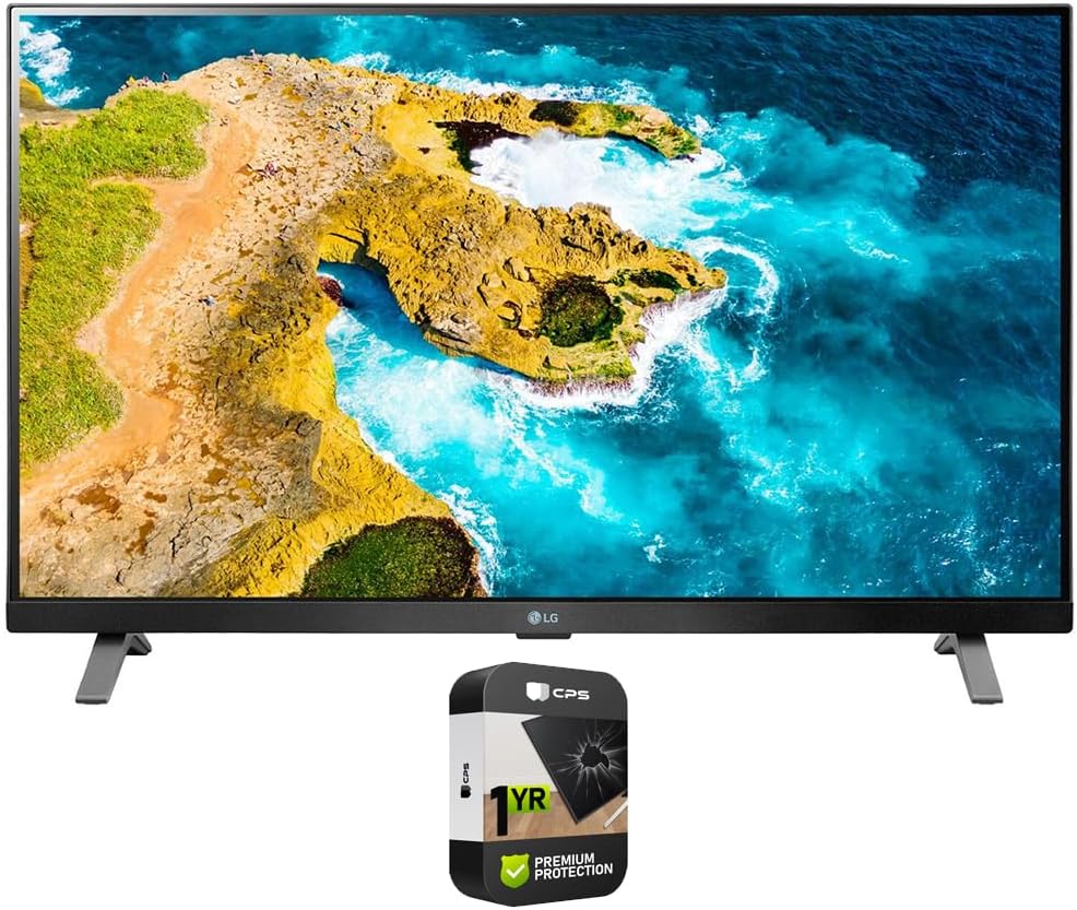 LG 27LQ625S-PU 27 inch Class LED Full HD Smart TV with webOS Bundle with 1 YR CPS Enhanced Protection Pack