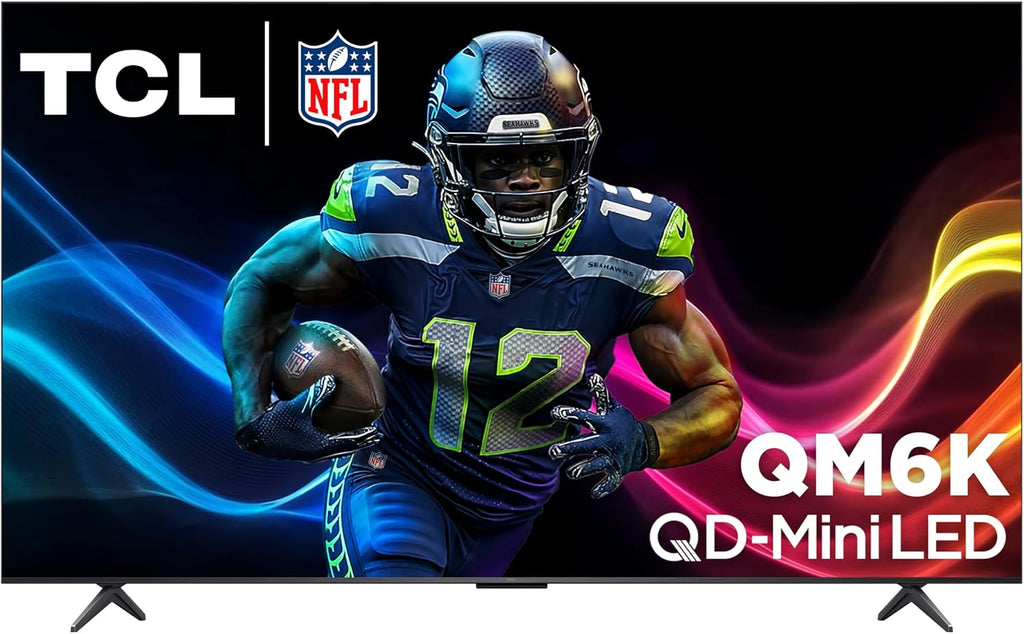 TCL 85 Inch Class QM6K Series | Mini LED QLED 4K HDR | 85QM6K, 2025 Model | 120HZ-144HZ High Brightness Smart Google TV Dolby Atmos Onkyo Audio | Voice Remote Alexa Gaming Streaming Television