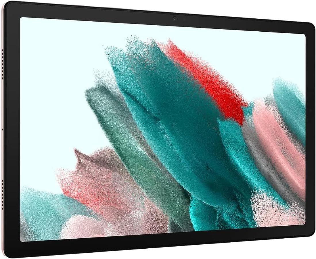 Samsung Galaxy Tab A8 Android Tablet, 10.5' LCD Screen, 64GB Storage, Long-Lasting Battery,Kids Content, Smart Switch, Expandable Memory, Pink Gold (Renewed)