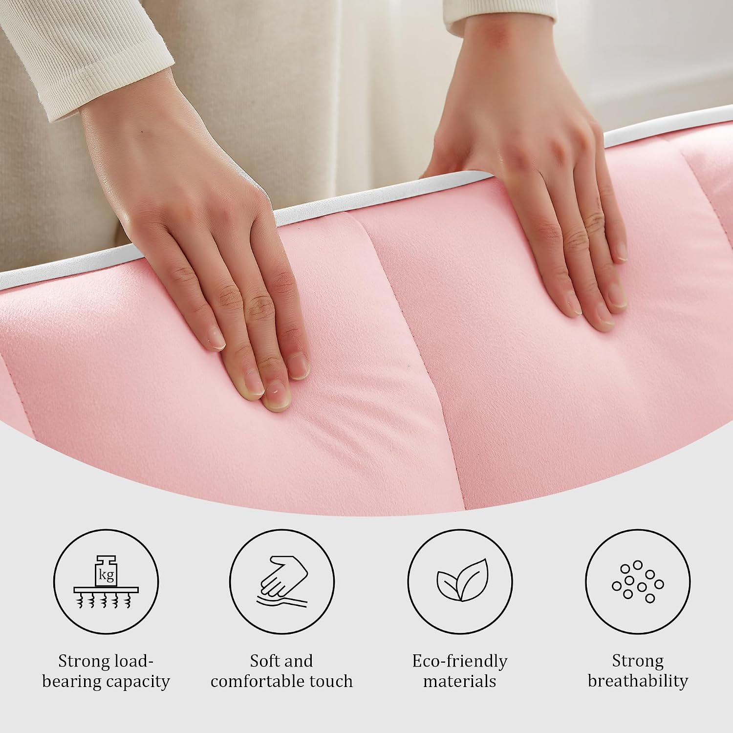 Convertible Single Sleeper Chair Bed,3 in 1 Velvet Futon Sleeper Sofa Bed with Phone Holder&USB Ports,Pull Out Couch Bed,Adjustable Recliner Armchair bed for Living Room,Office,Small Places(Pink)
