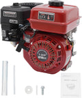 7.5 HP Gas Engine Motor, 212CC 4 Stroke Gas Motor Engine Motor Horizontal Shaft Pull Start, 3000W Gas Powered Engine for Go Kart Water Pumps Lawnmowers
