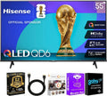 Hisense 55 Inch Class QD6 Series 4K QLED Smart Fire TV – Dolby Vision – HDR10 – 60Hz – Wi-Fi – Voice Remote – HDMI Cable + 12 Month CPS Warranty + Streaming Bundle (55.0, Inches)