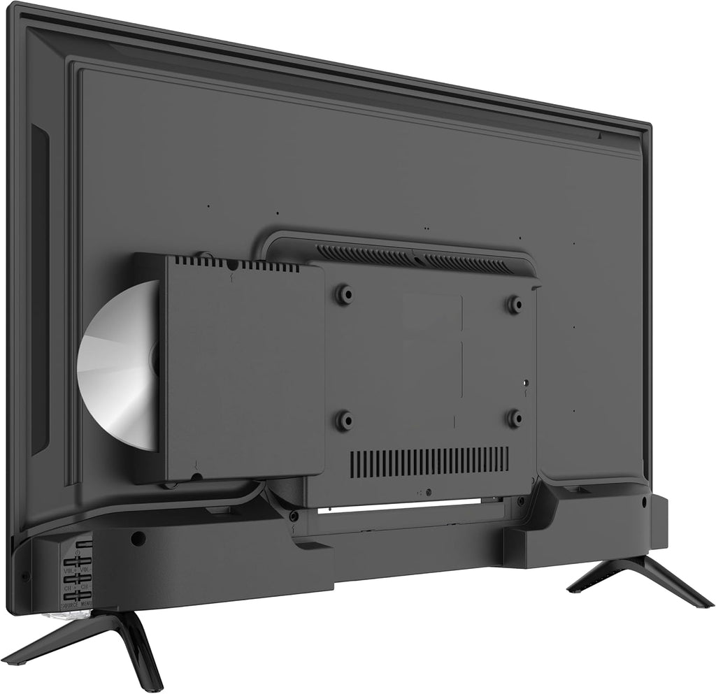 Supersonic SC-3226SDVD 32-inch LED Smart HDTV w/DVD Player, ATSC & NTSC System, 3X HDMI, 1080p, WiFi, USB, Multi Language OSD, AC/DC Compatible for Home, Kitchen, or RV Camper, DC Car Cord Included