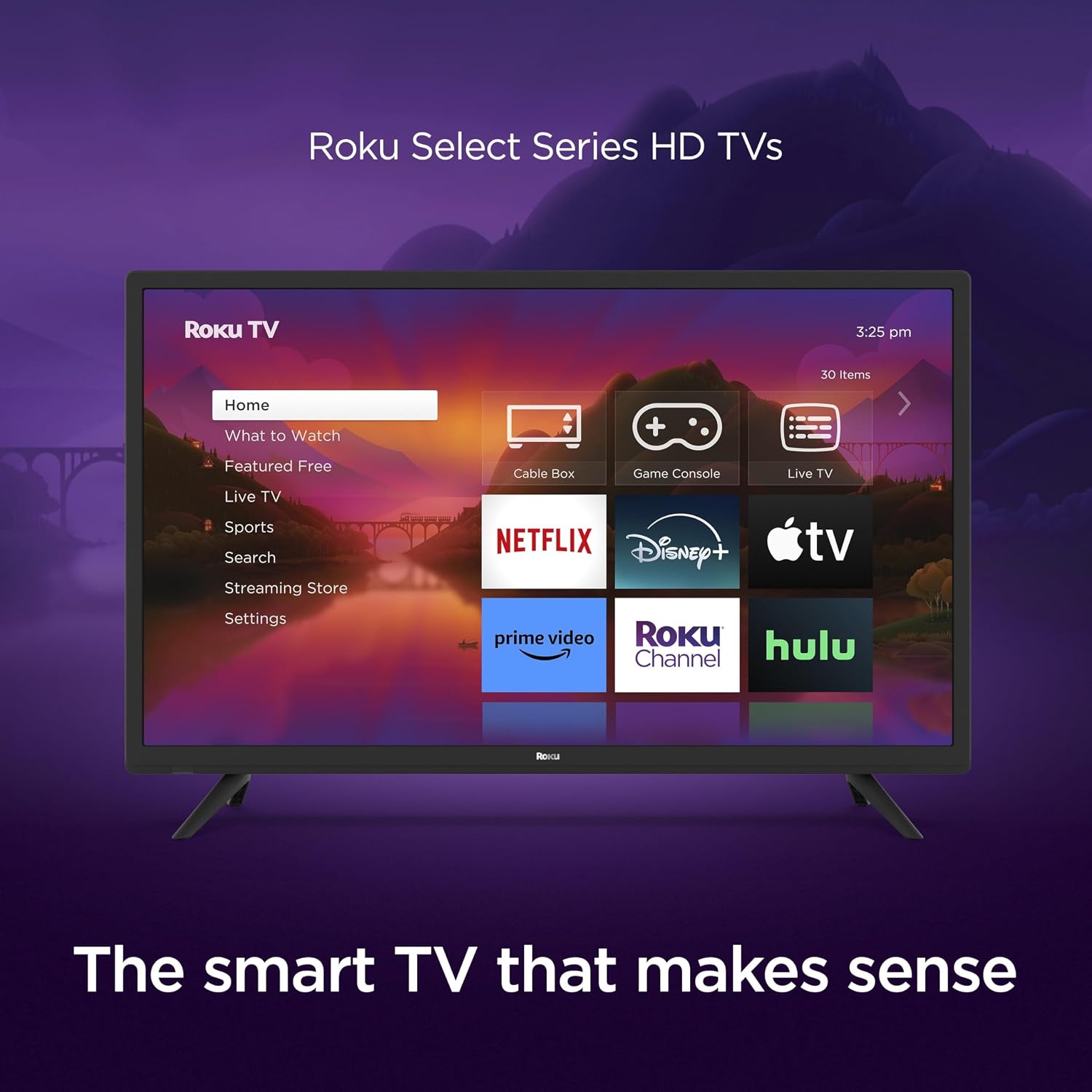 Roku Smart TV – 32-Inch Select Series 720p HD RokuTV Voice Remote, Bright Picture, Customizable Home Screen – Live Local News, Sports, Gaming (Renewed)