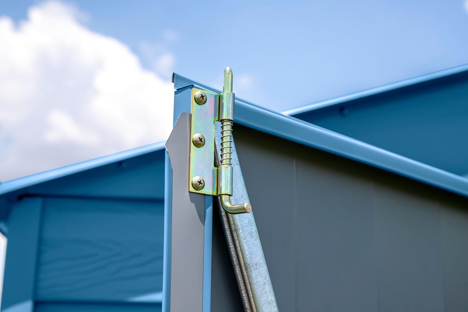 Arrow Sheds 6' x 4' Outdoor Steel Storage Shed, Blue
